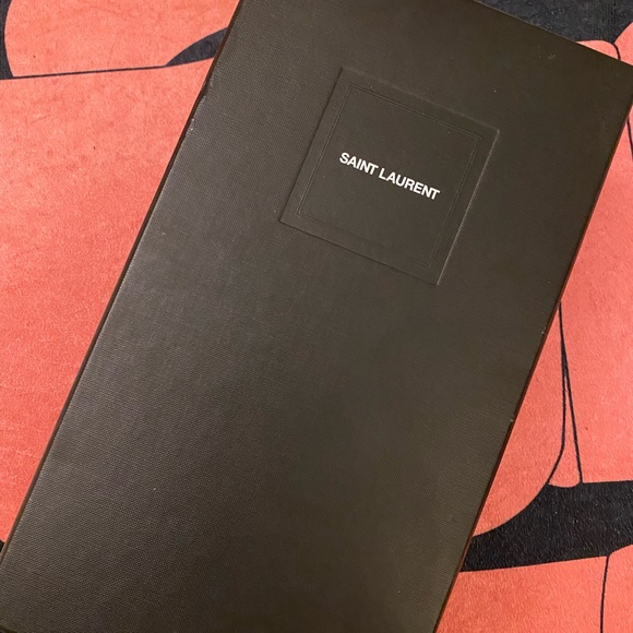 Saint Laurent YSL Monogram Leather Espadrilles - Picture 8 of 11